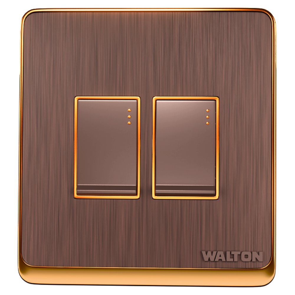 2 gang 1 way switch crown series walton
