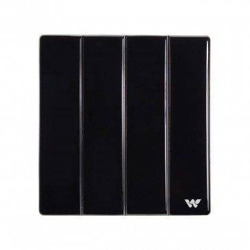 4 gang 1 way switch crystal series walton